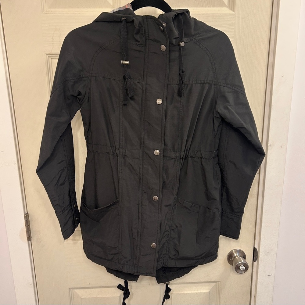 Women's Black Hooded Jacket